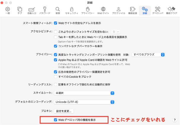 検証ツールの使い方説明のキャプチャ画面2